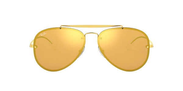 Ray ban blaze aviator gold sales