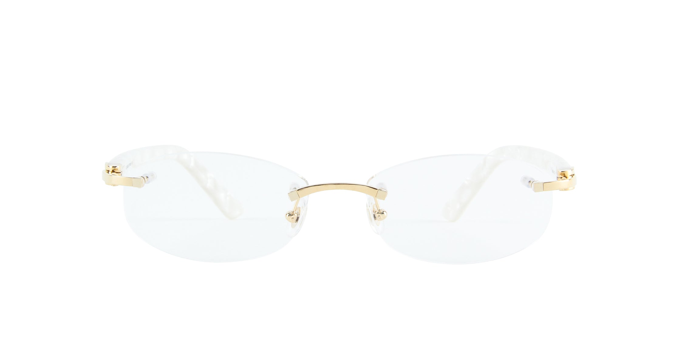 Cartier best sale eyeglasses gold